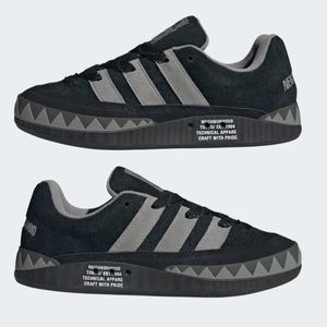Adidas x Neighborhood “Adimatic” sneakers, Black, M10